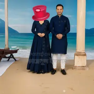 Eid Special Couple Panjabi Three Piece