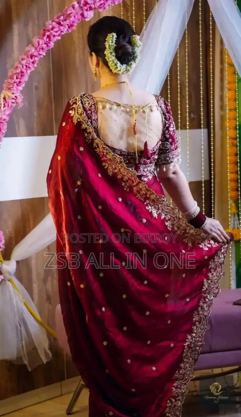 Viral Sharee Stunning sequence and embroidery work all over the saree