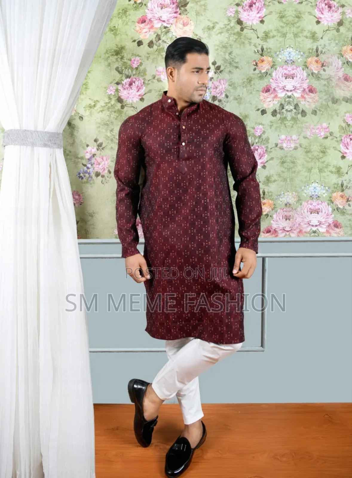Stylish Print Panjabi