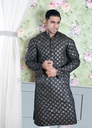 Stylish Print Panjabi