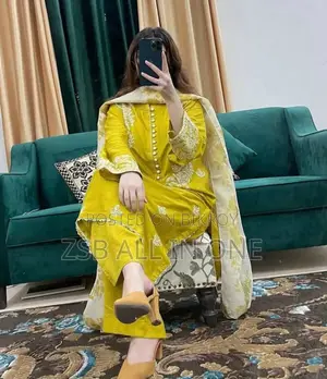 Radymade Three Piece Full Embroidery Lace Work