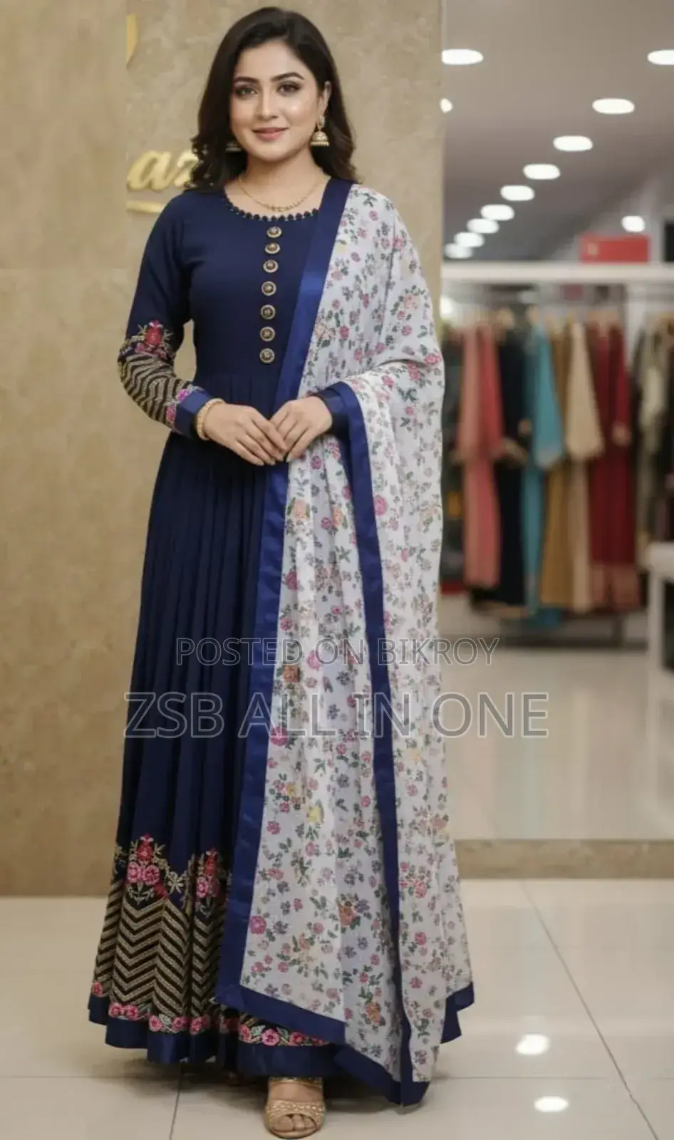 Jorjet Embroidery Party Dress