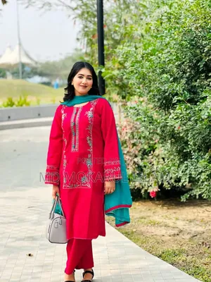 ⭐Ready-made Three Piece Set.

⭐Luxurious Soft Cotton Fabrics❤️