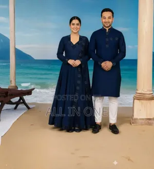 Eid Special Couple Panjabi Three Piece Combo