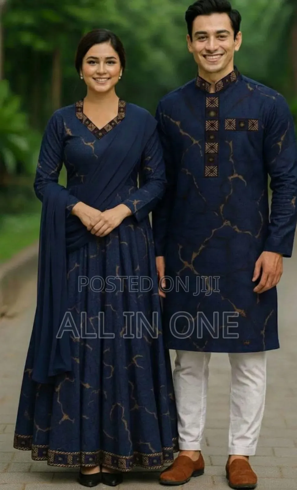 Eid Special Couple Panjabi Three Piece Combo