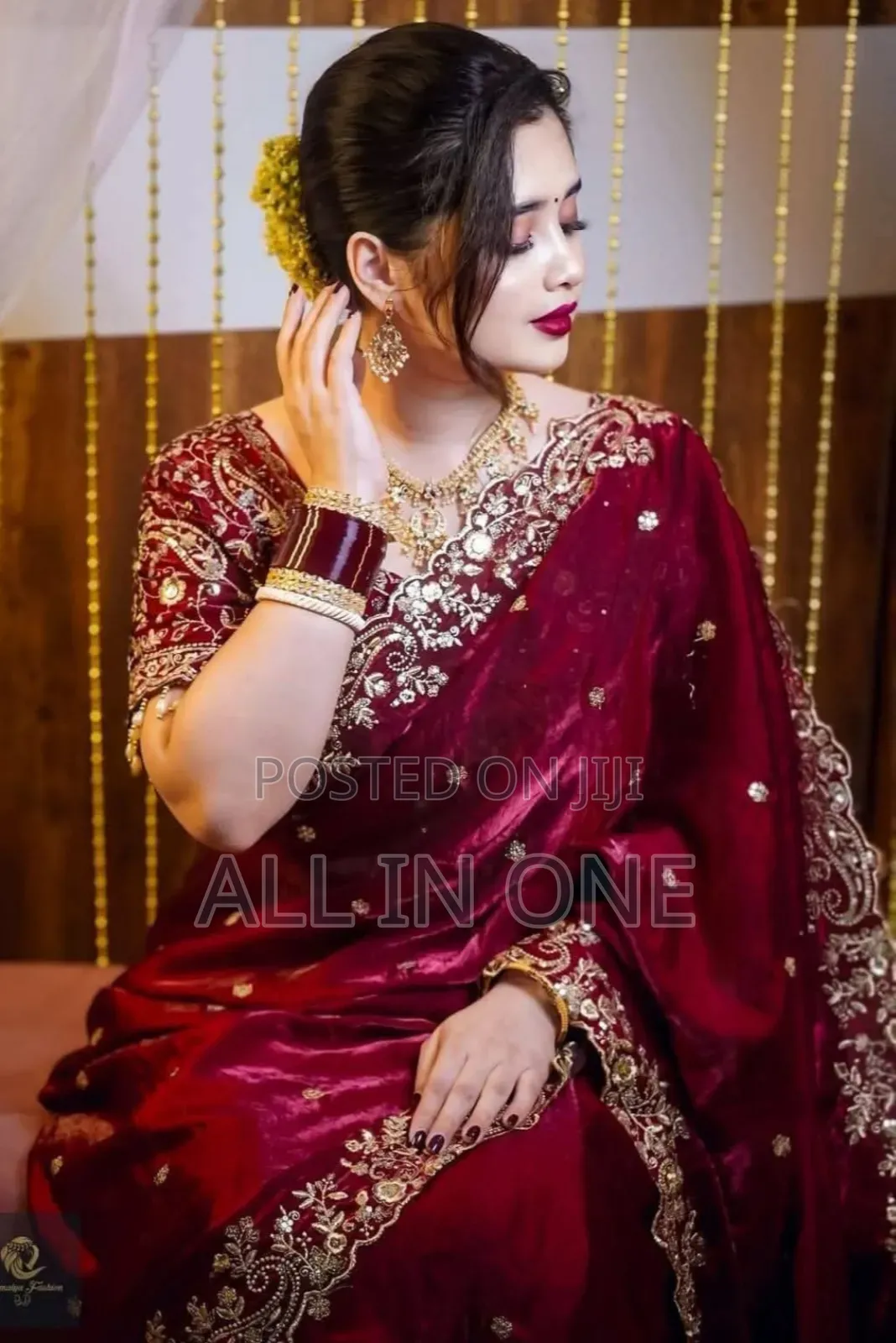 Viral Saree with Sequence and Embroidery Work