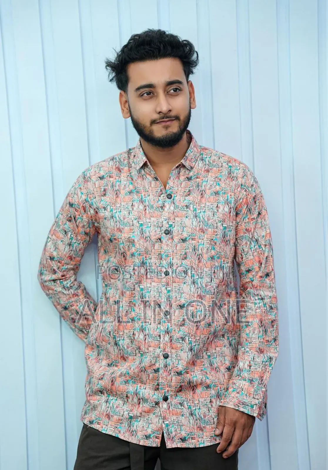 Digital Print Cotton Shirt