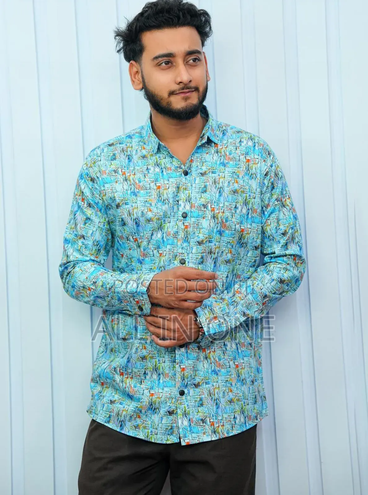 Digital Print Cotton Shirt