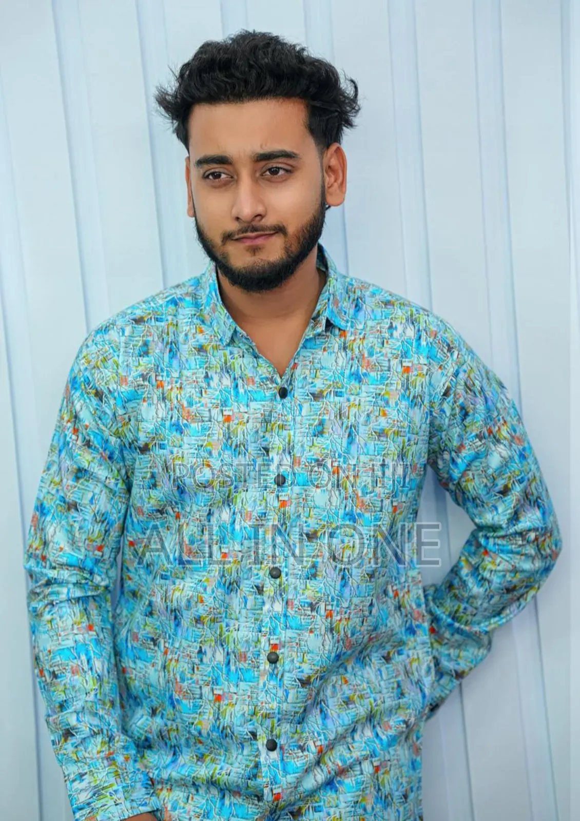 Digital Print Cotton Shirt