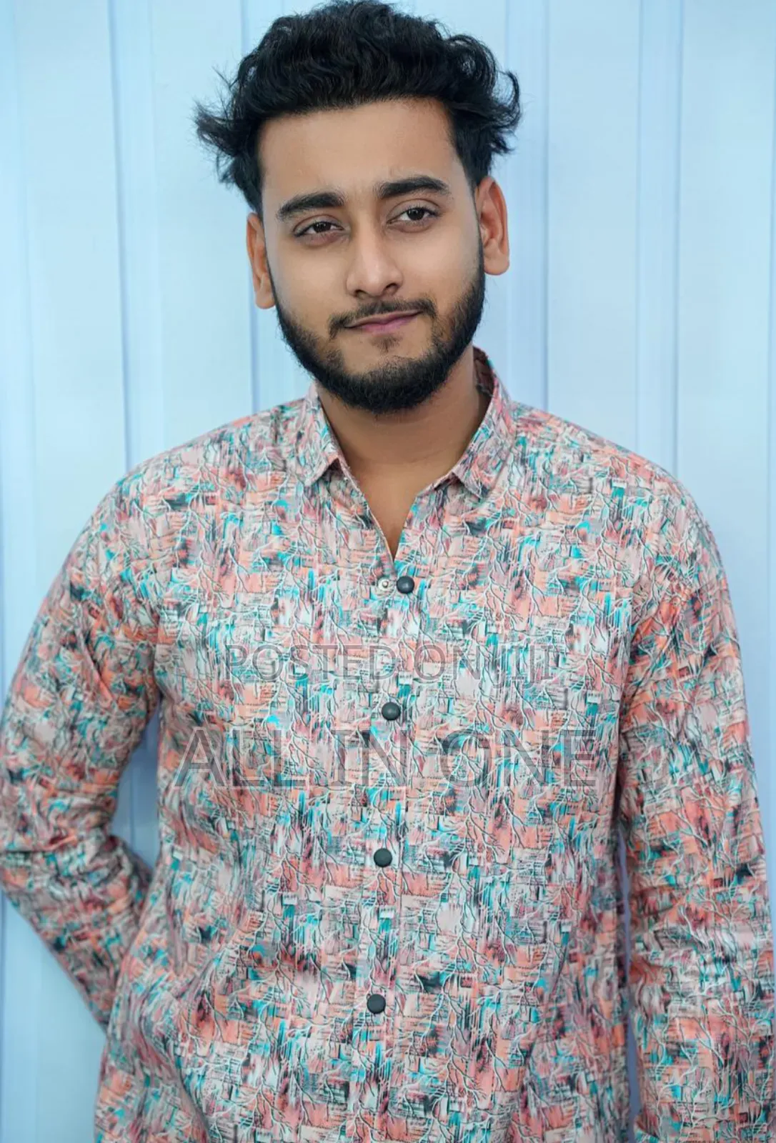 Digital Print Cotton Shirt