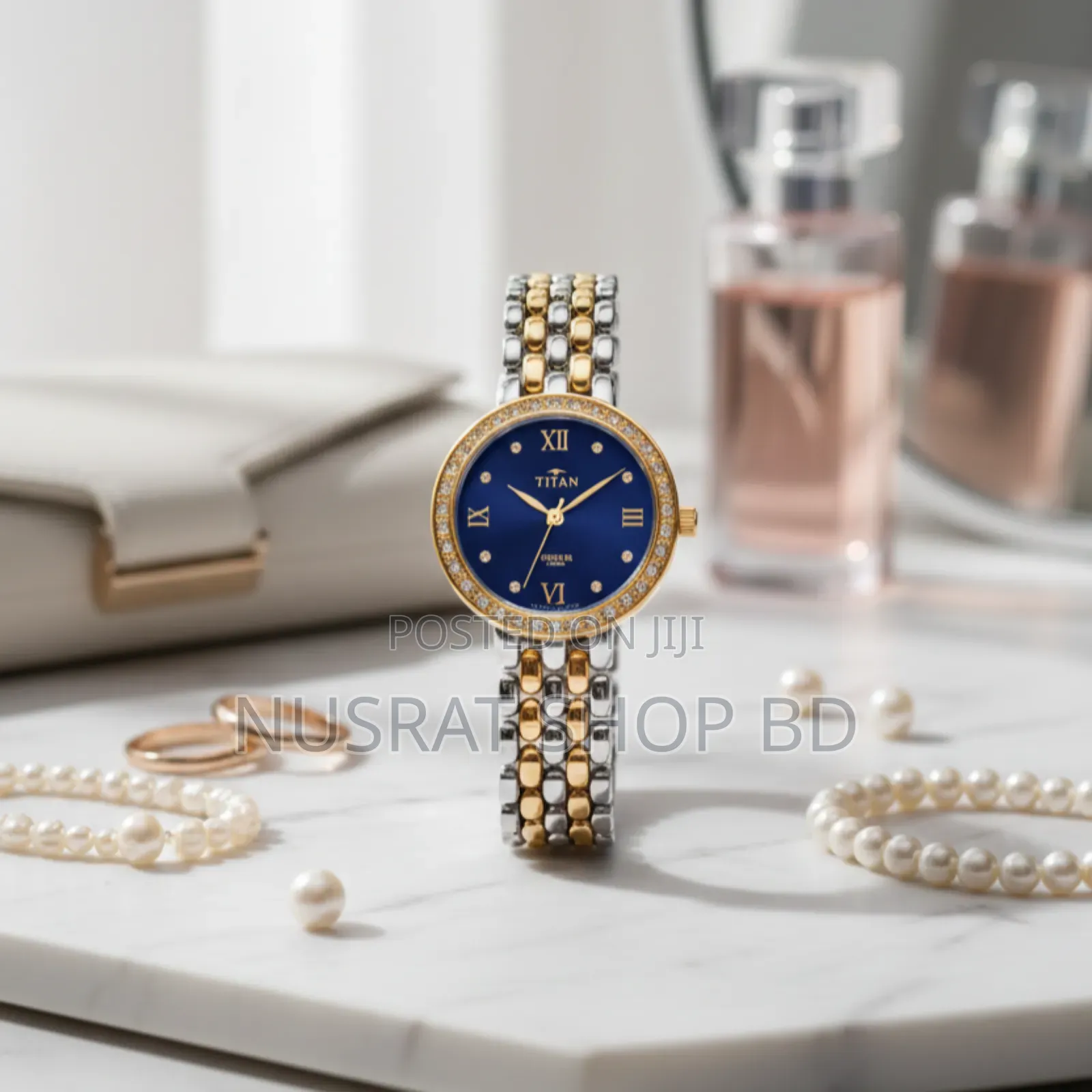 Titan Two-Tone Roman Dial Watch