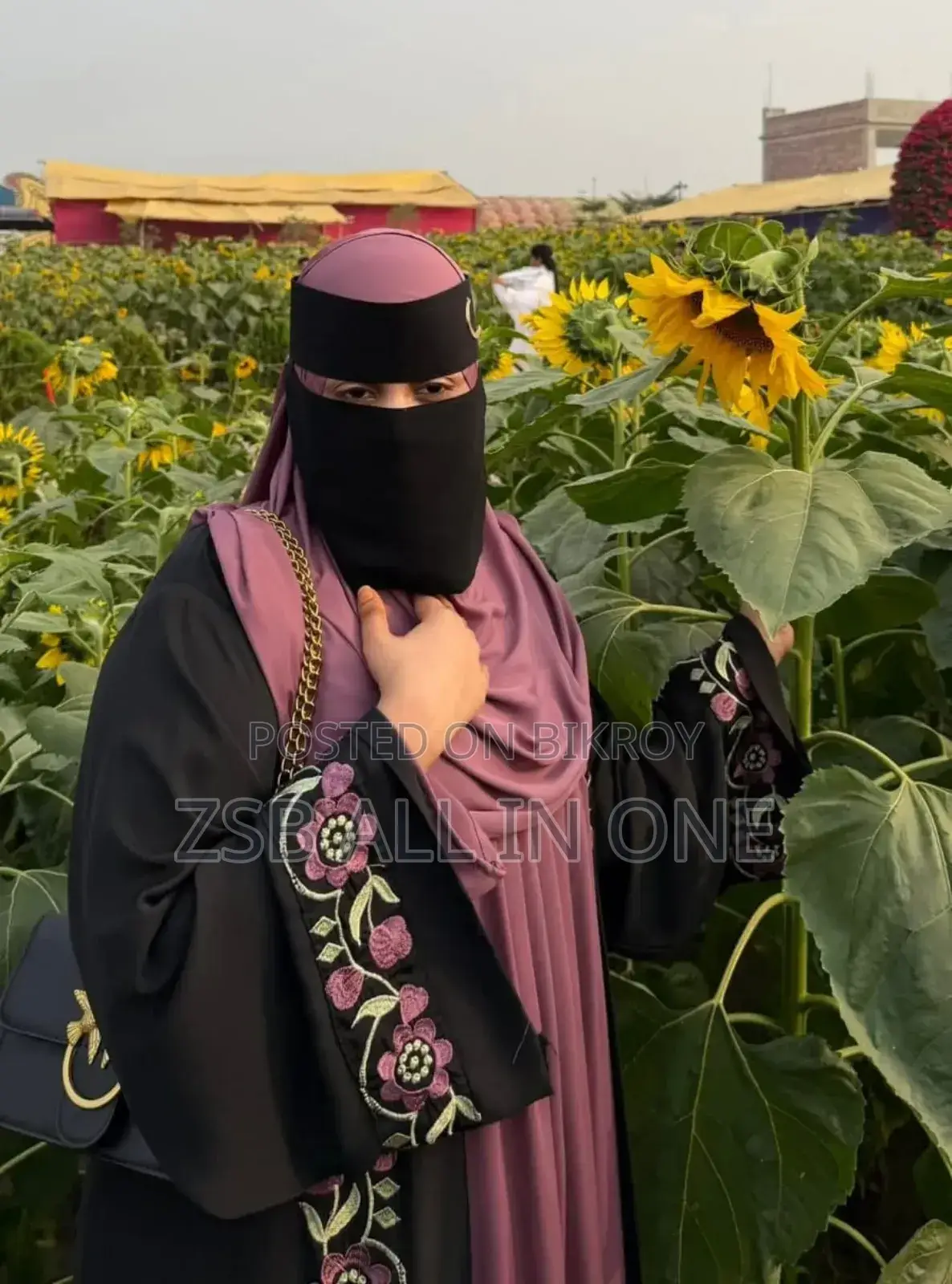 Embroidery Koti Borka (With Hijab) High Quality
