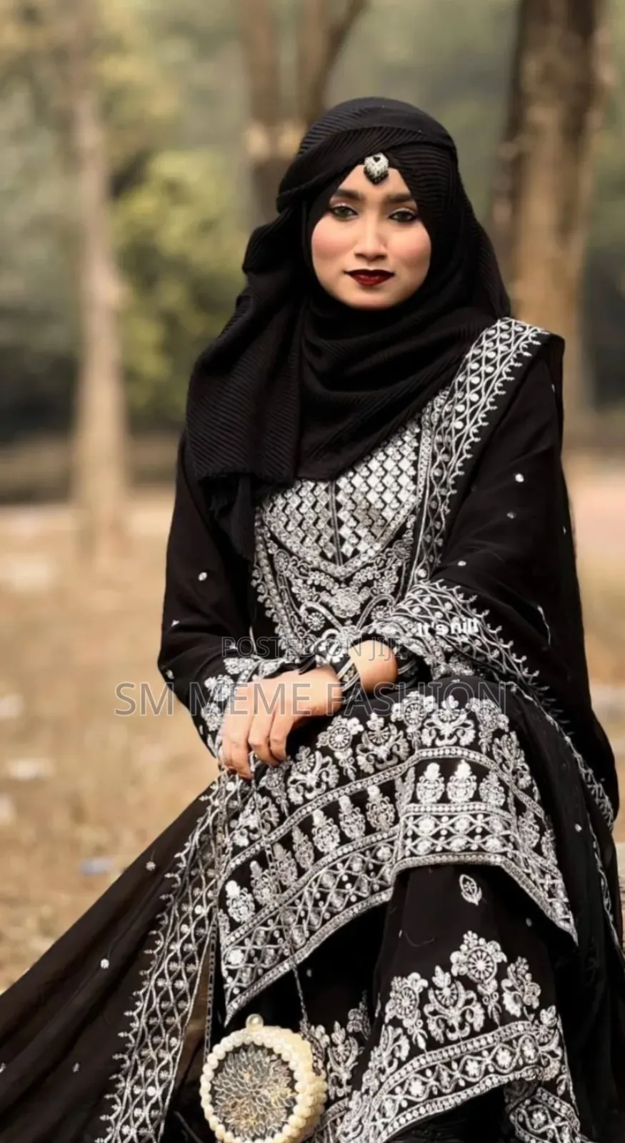 Soft Jorjet With Sequence Embroidery Three Piece