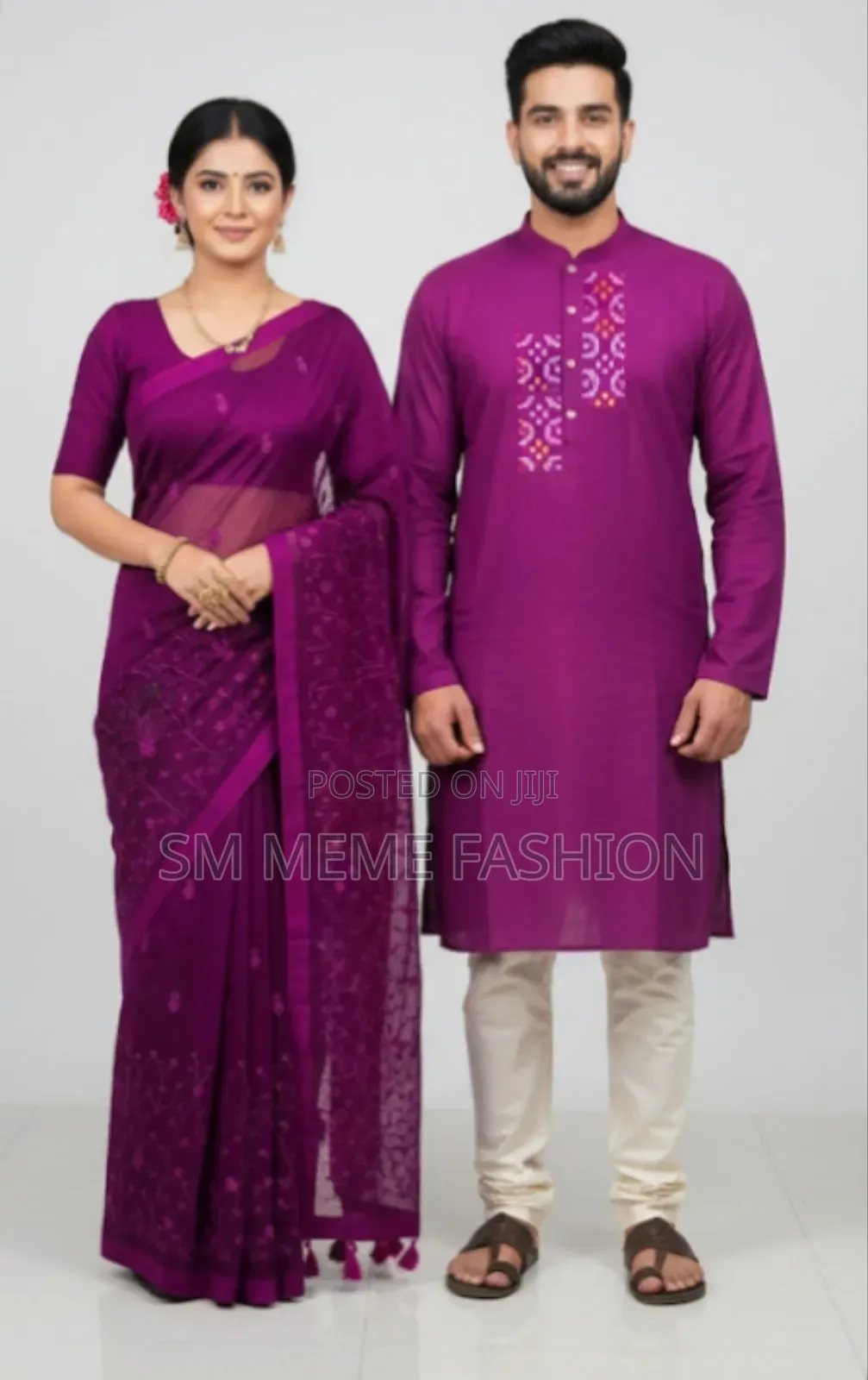 Premium Sharee Panjabi Couple Dress