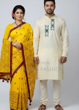 Premium Sharee Panjabi Couple Dress