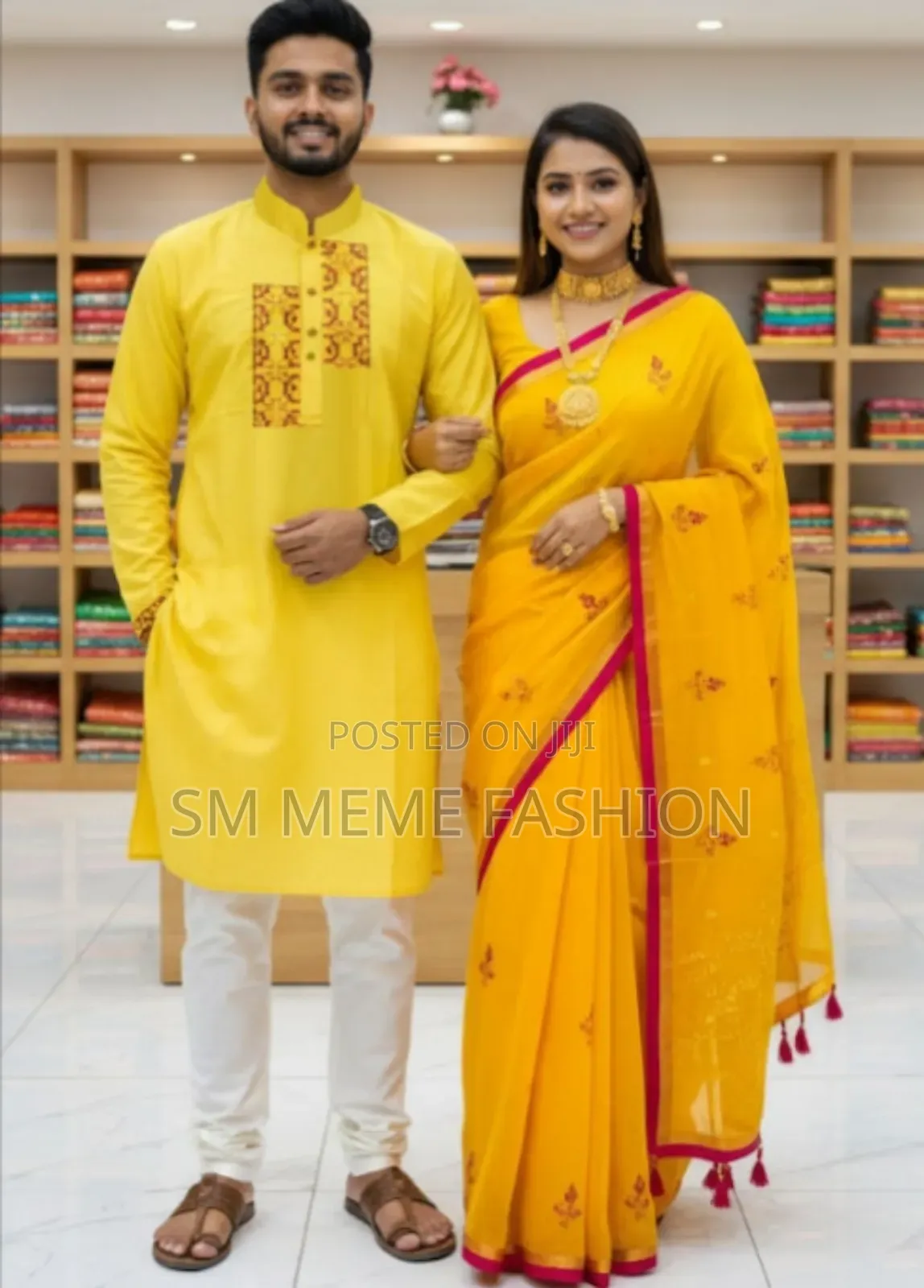 Premium Sharee Panjabi Couple Dress