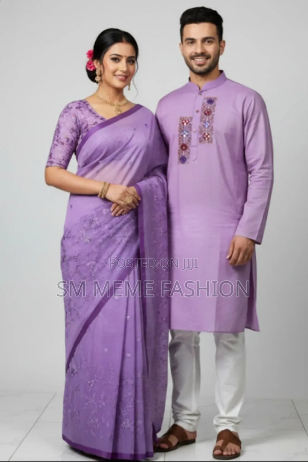 Premium Sharee Panjabi Couple Dress