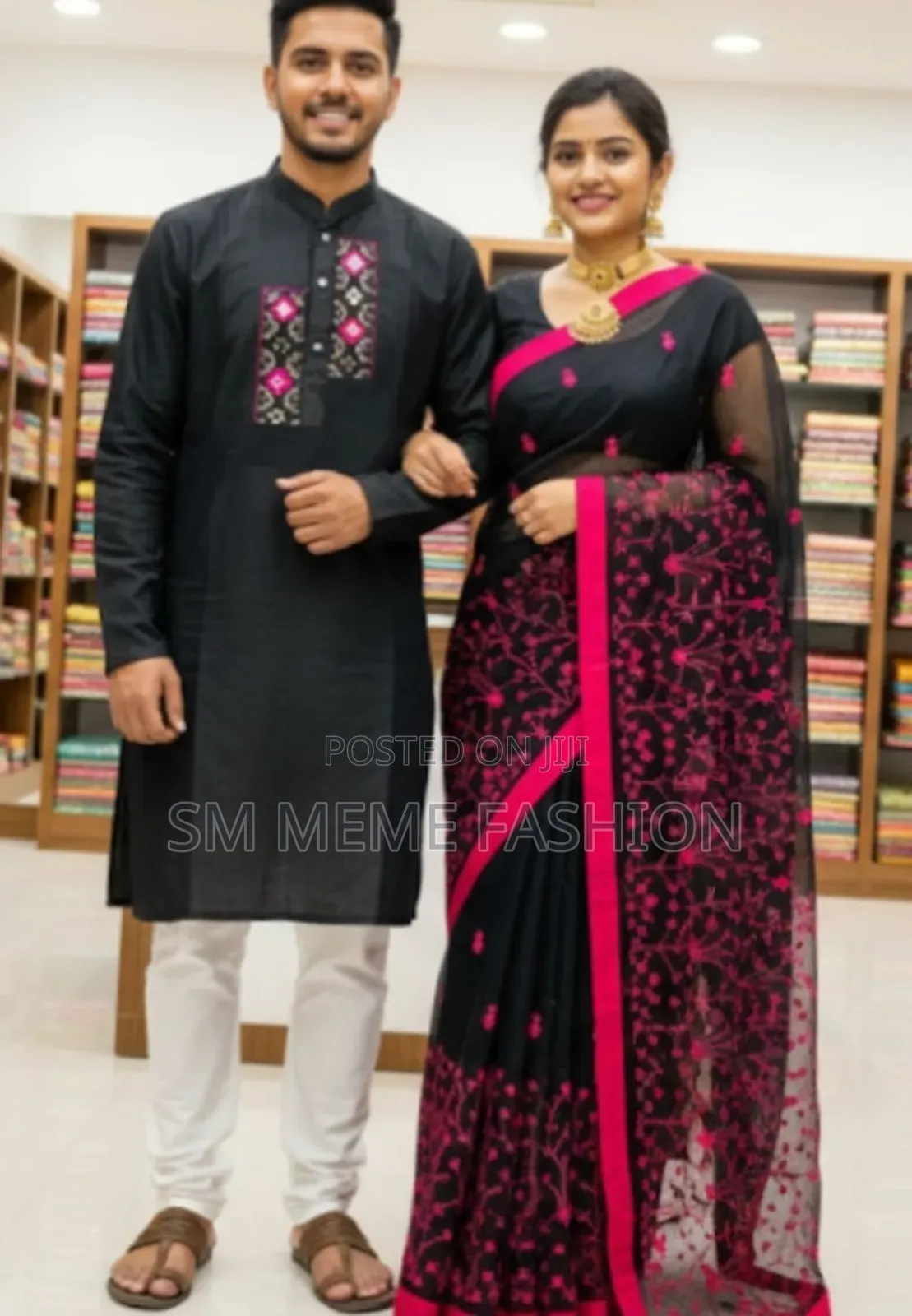 Premium Sharee Panjabi Couple Dress