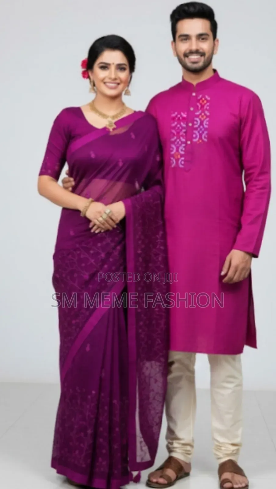 Premium Sharee Panjabi Couple Dress