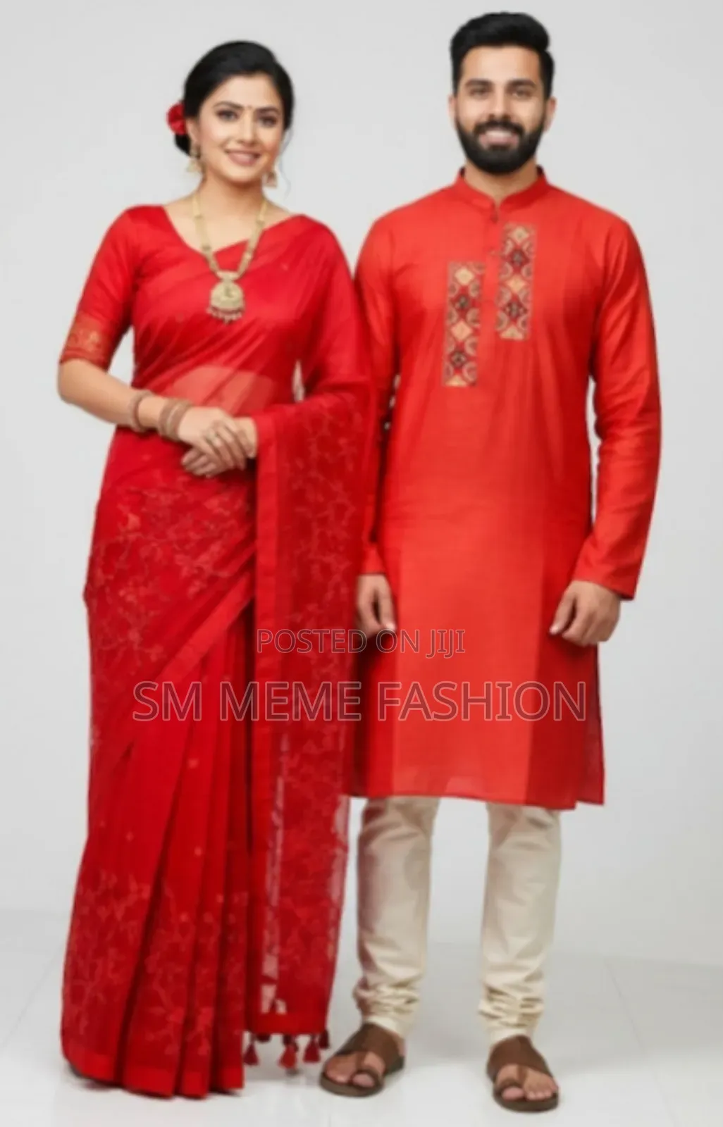 Premium Sharee Panjabi Couple Dress