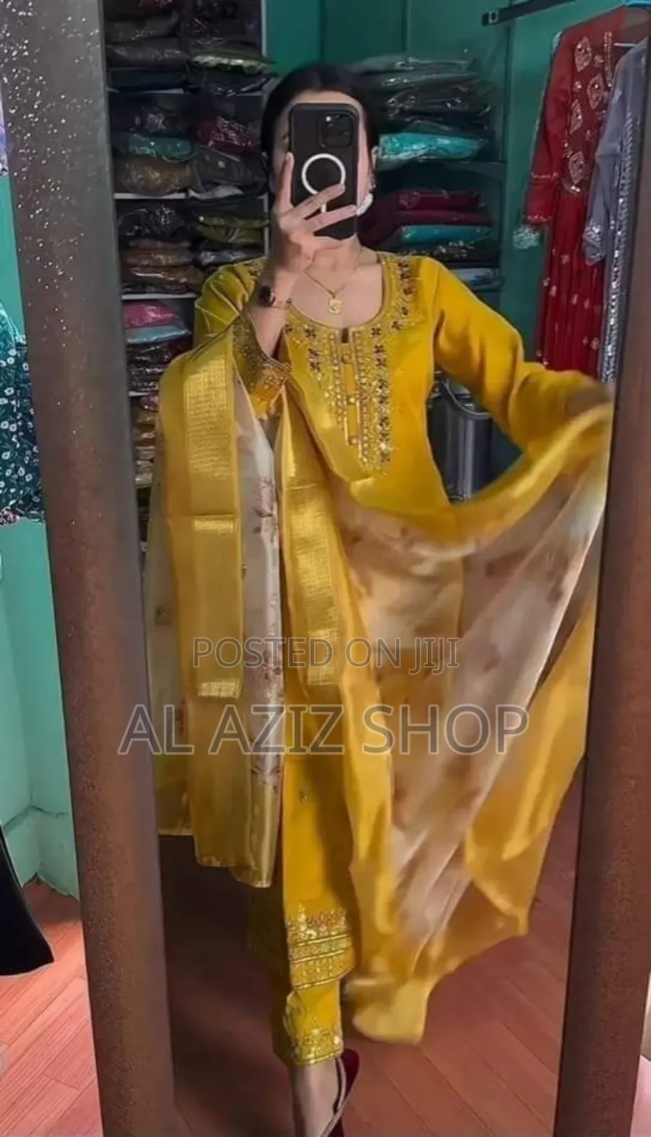 Readymade Embroidery Cotton Three Piece