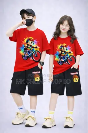 Drop Shoulder Baby T-Shirt and Pant Set