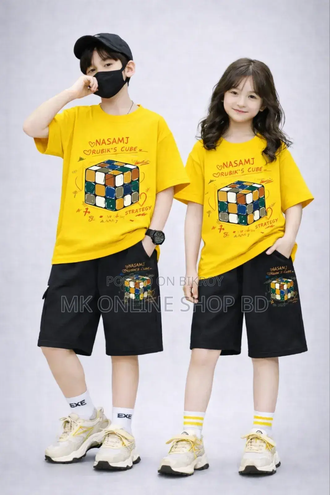 Drop Shoulder Baby T-Shirt and Pant Set
