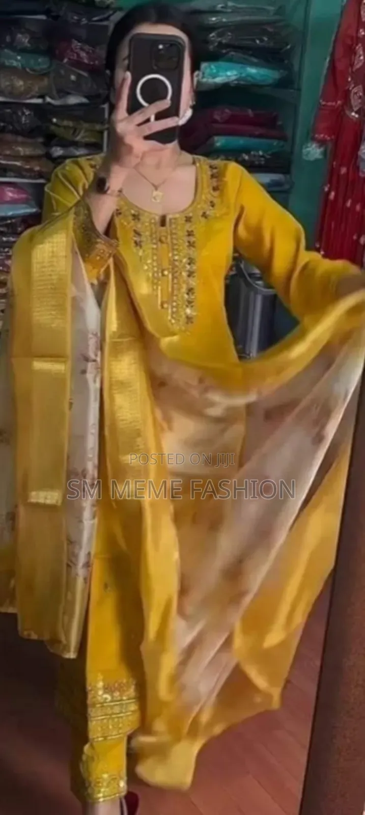 Readymade Embroidery Cotton Three Piece