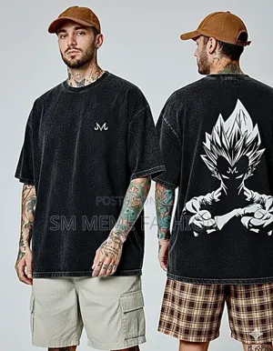 Premium Acid Wash Drop Shoulder Tshirt