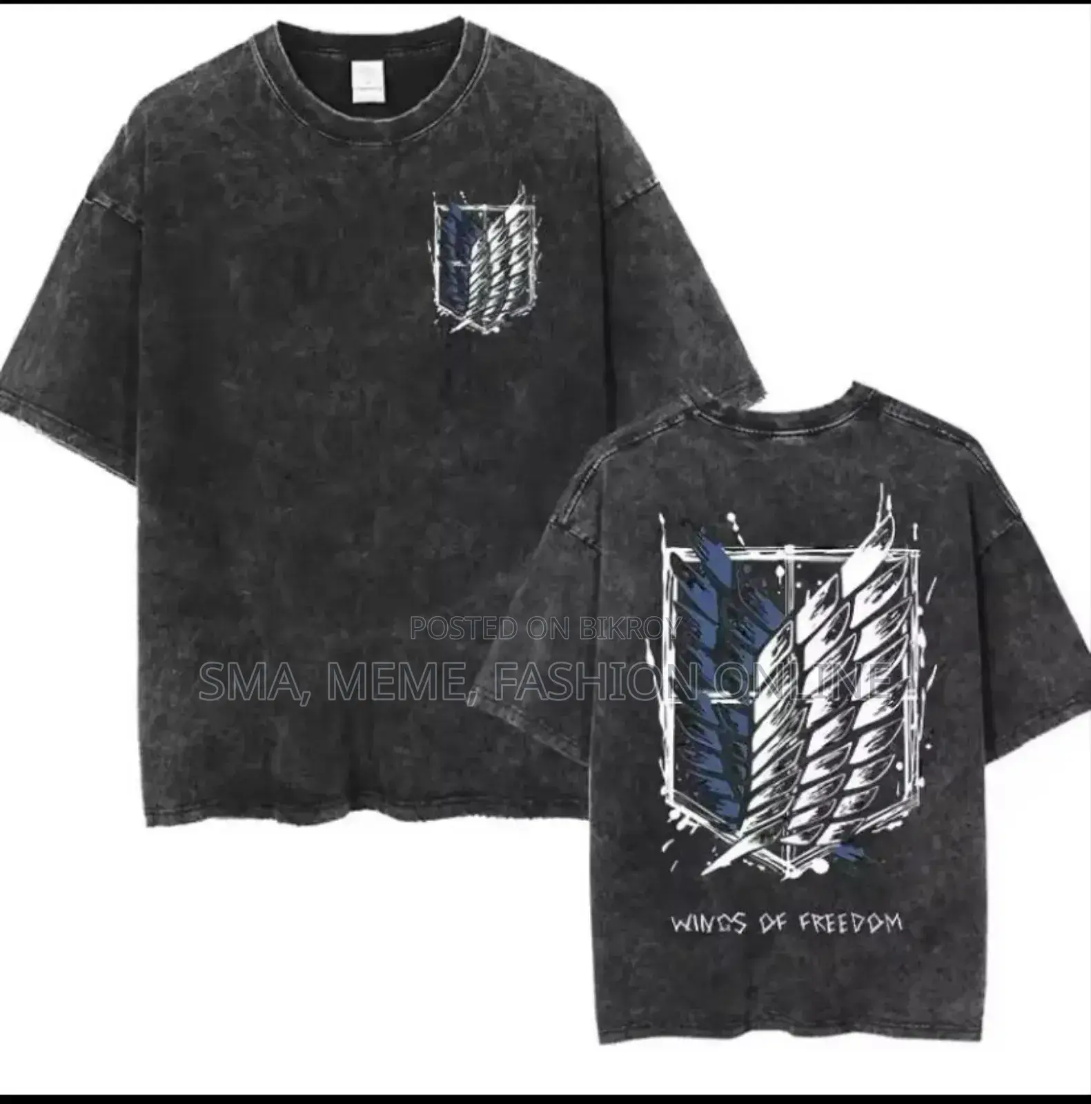 Premium Acid Wash Drop Shoulder Tshirt