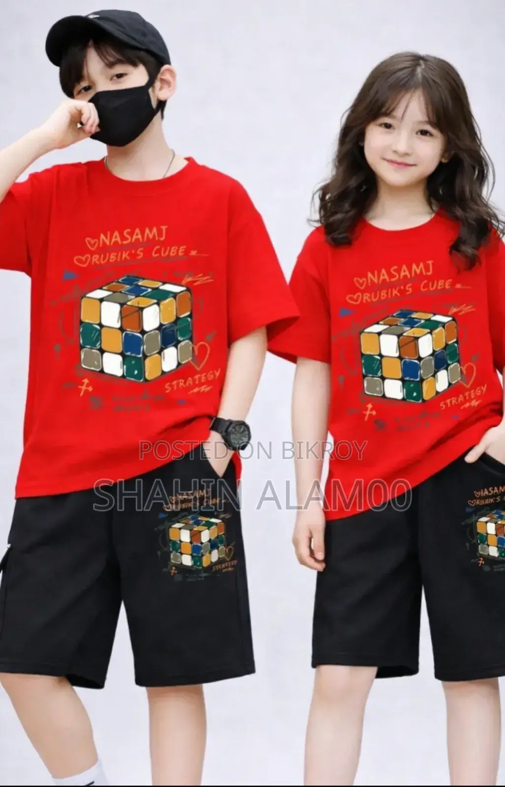Drop Shoulder Baby T-shirt and Pant Set