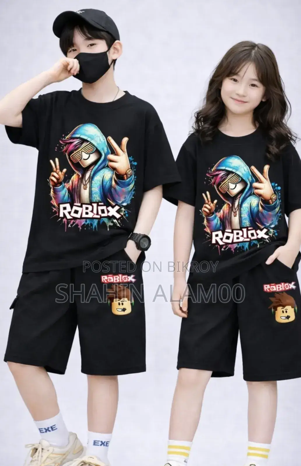 Drop Shoulder Baby T-shirt and Pant Set