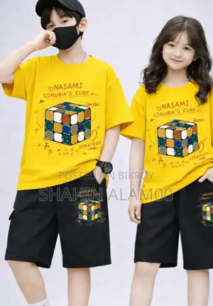 Drop Shoulder Baby T-shirt and Pant Set