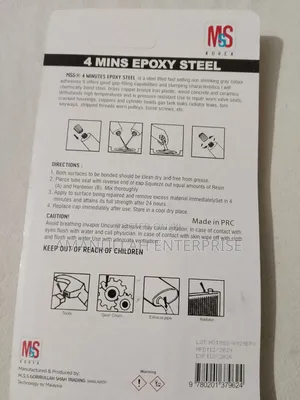 Korea Fast-Set 4-Minute Epoxy Steel Adhesive (20g)