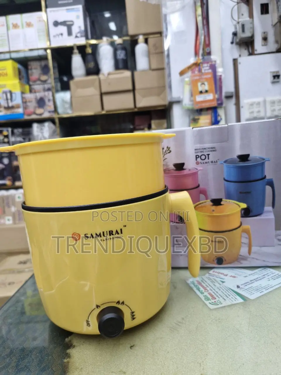 Samurai Multifunction Electric Mini Cooker 1.8l – Portable Nonstick Mi