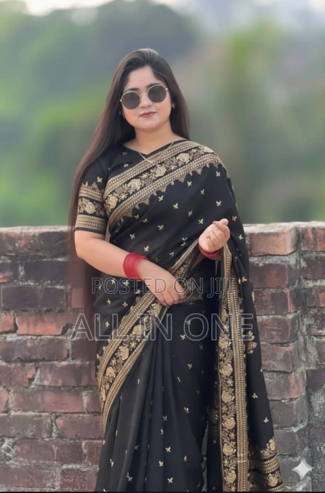 Japanese Silk Saree With Blouse Piece Eid Collection