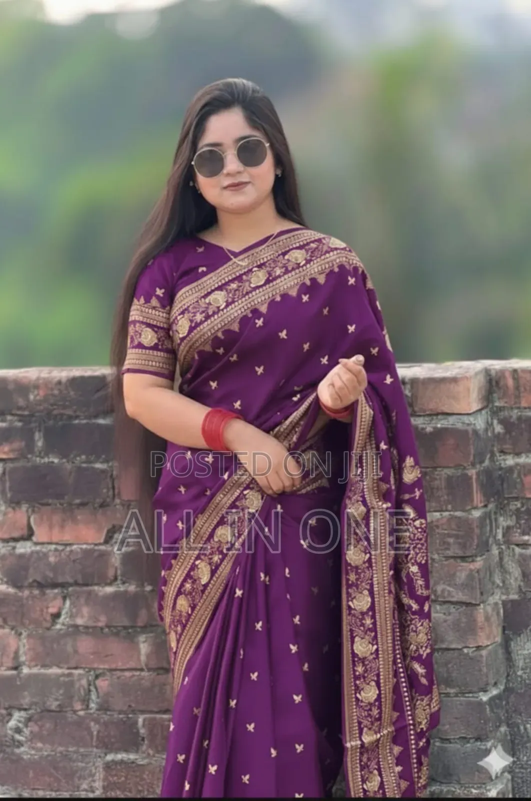 Japanese Silk Saree With Blouse Piece Eid Collection
