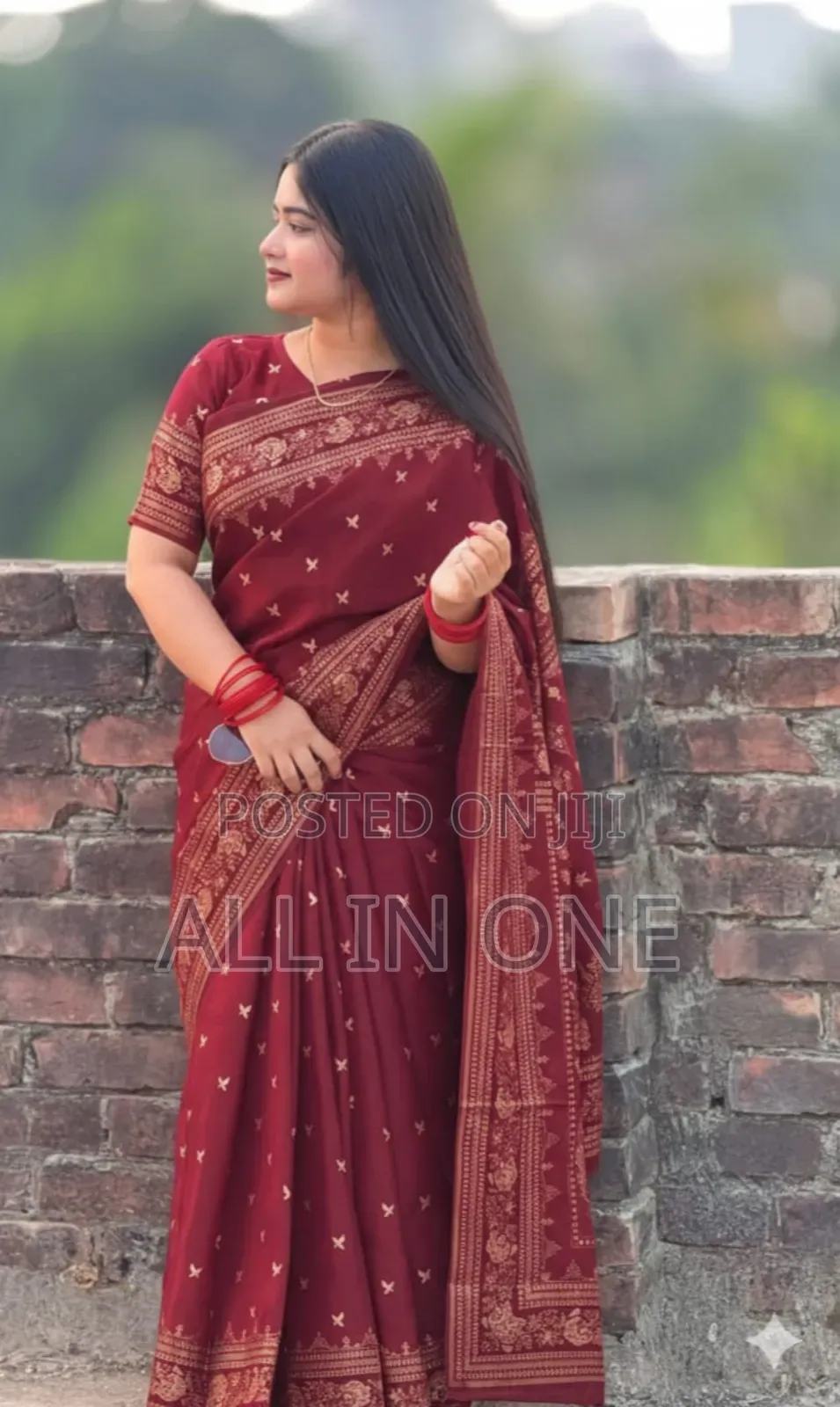 Japanese Silk Saree With Blouse Piece Eid Collection