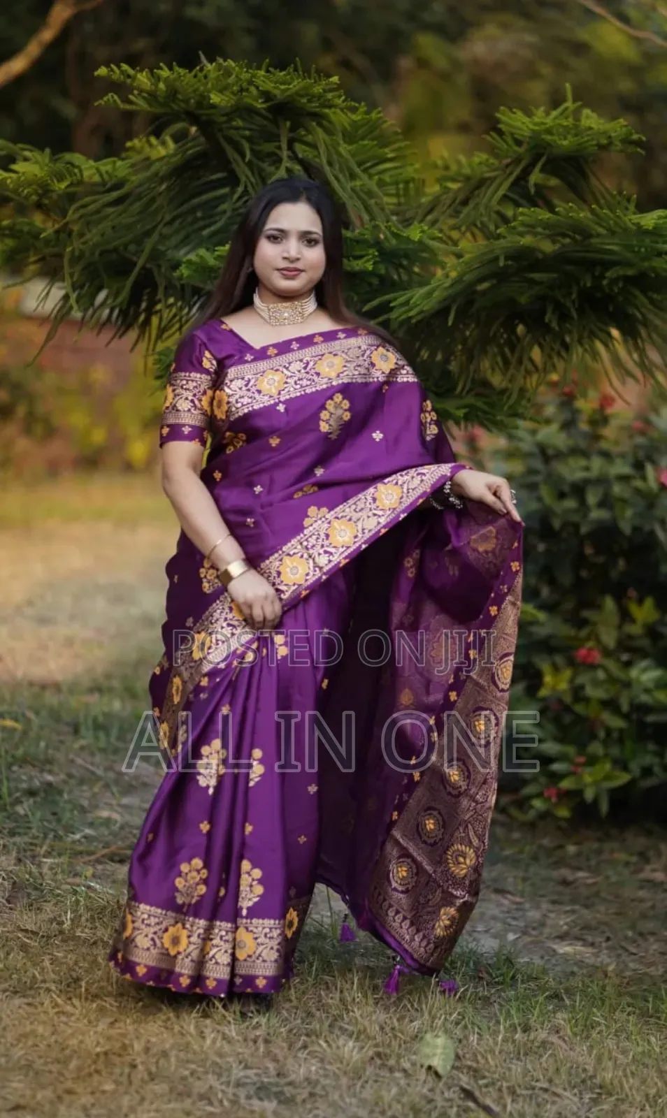 Japanese Silk Saree With Blouse Piece Eid Collection