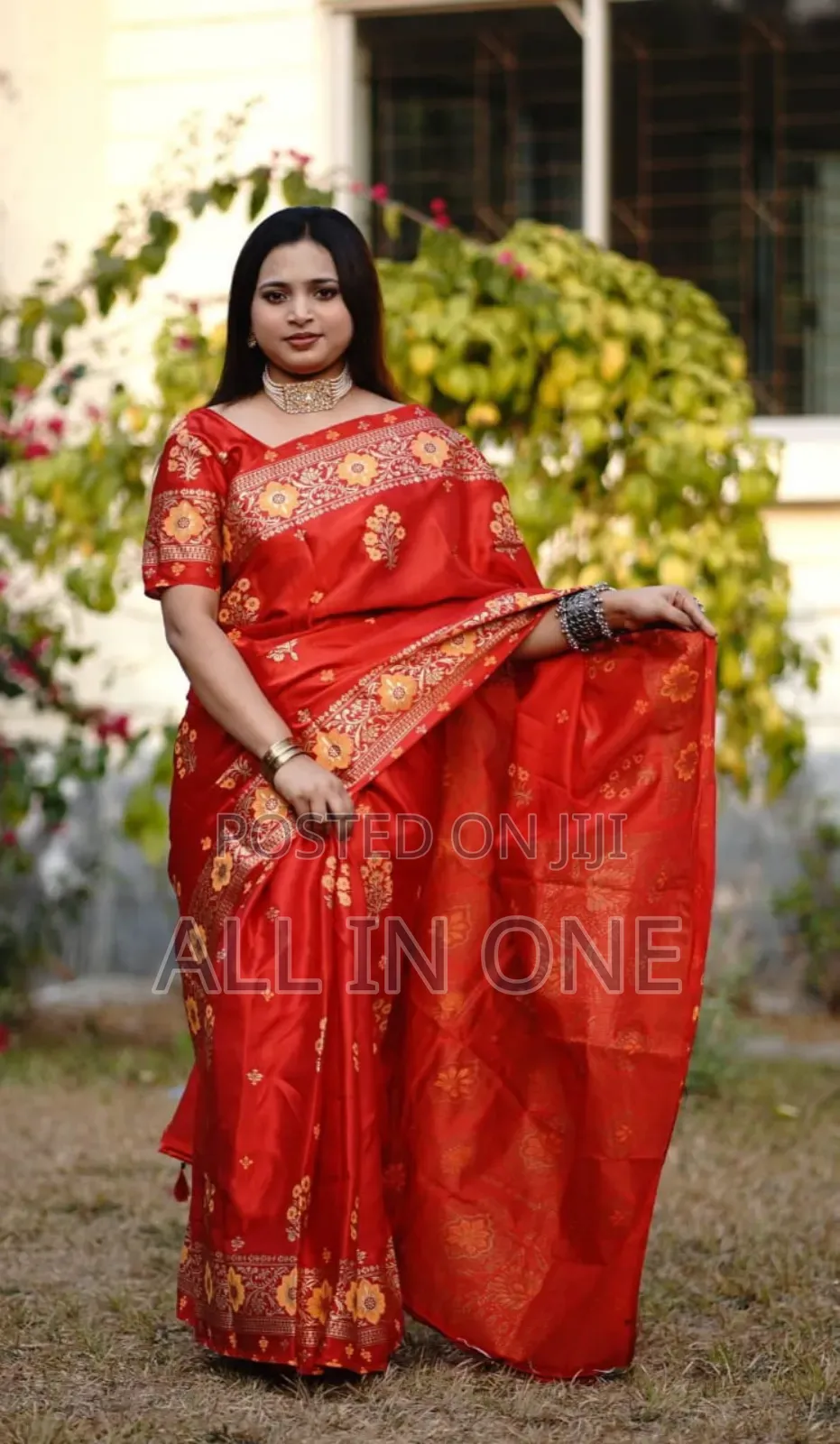 Japanese Silk Saree With Blouse Piece Eid Collection