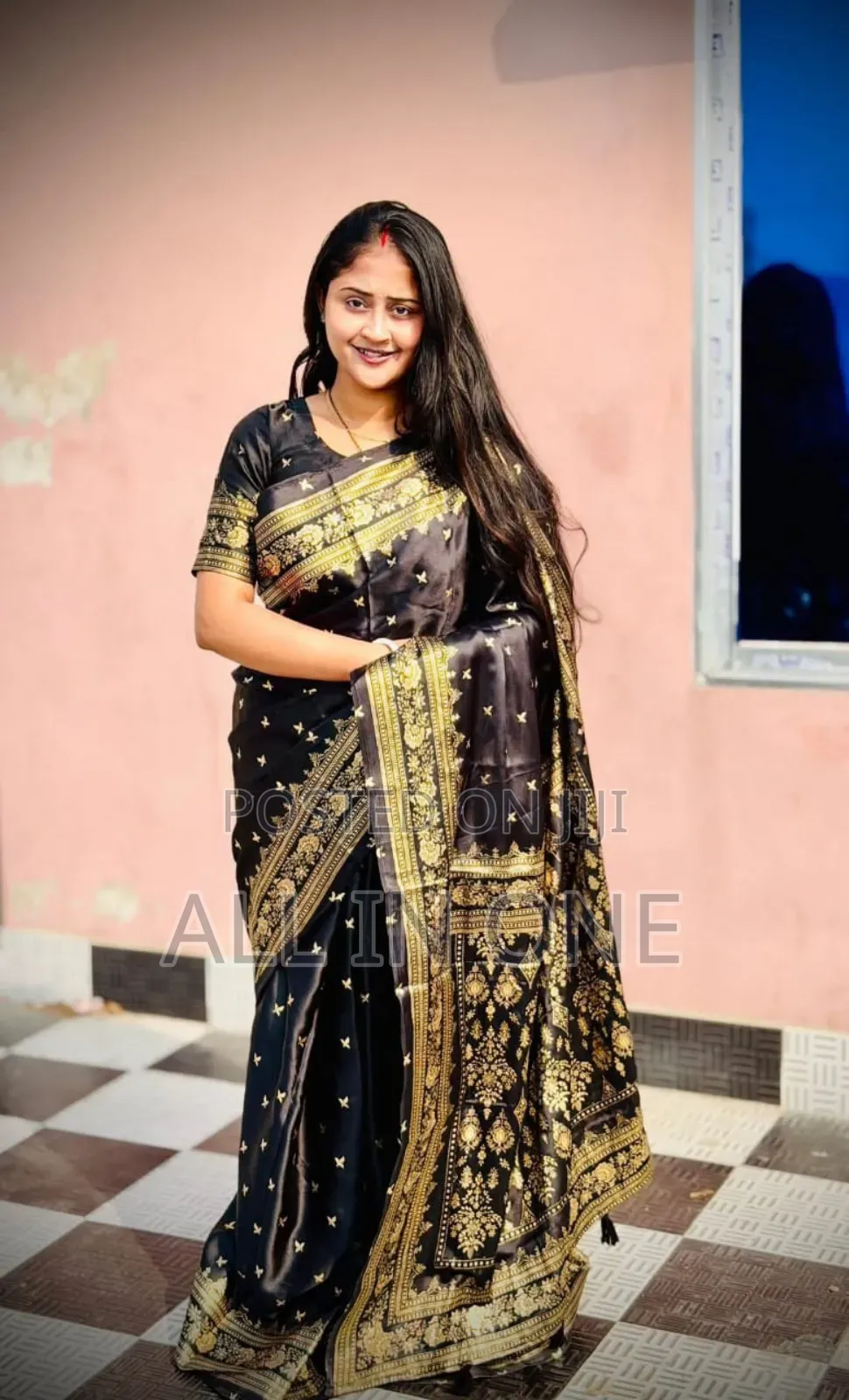 Japanese Silk Saree With Blouse Piece Eid Collection