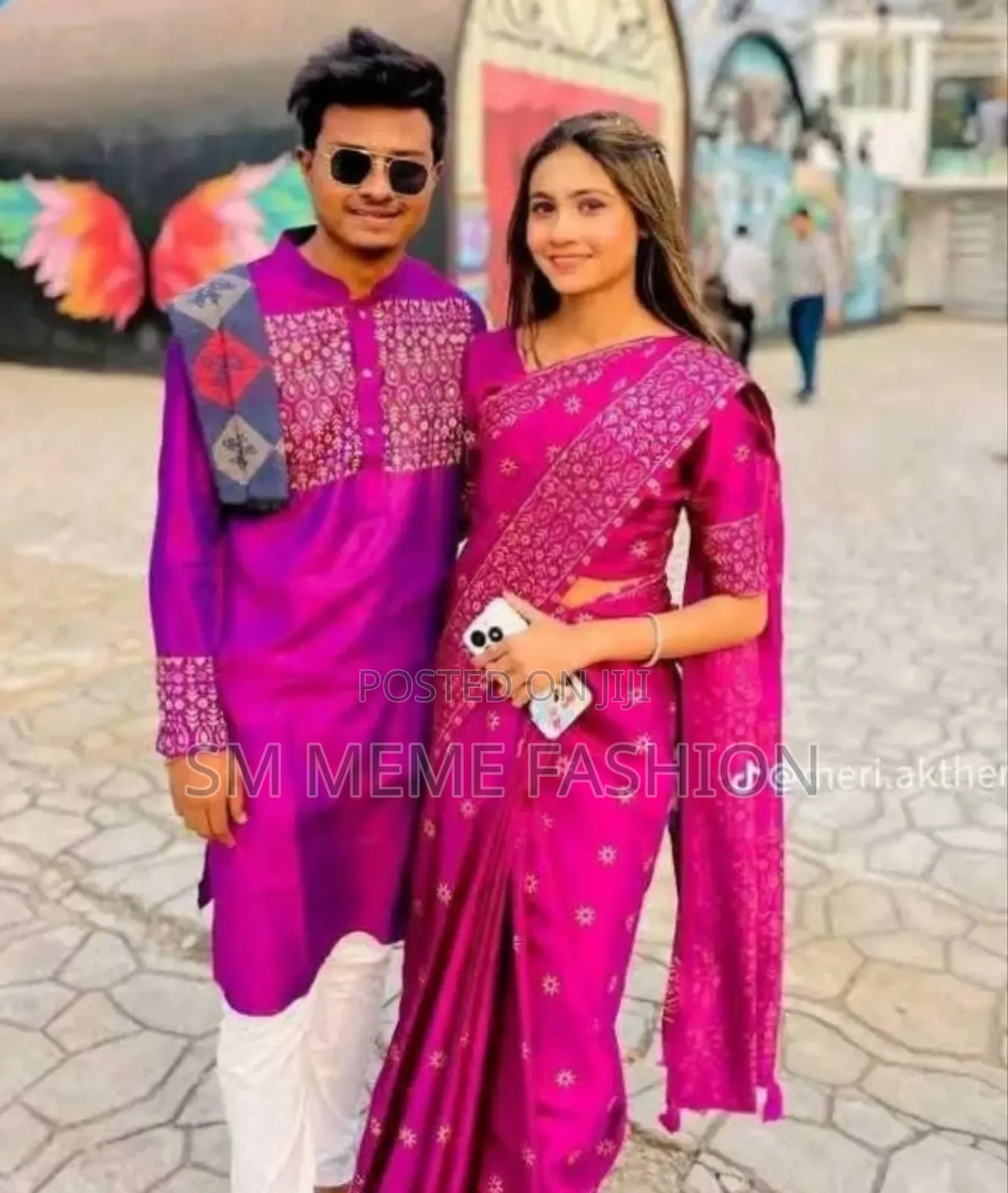 Sharee Panjabi Couple Dress