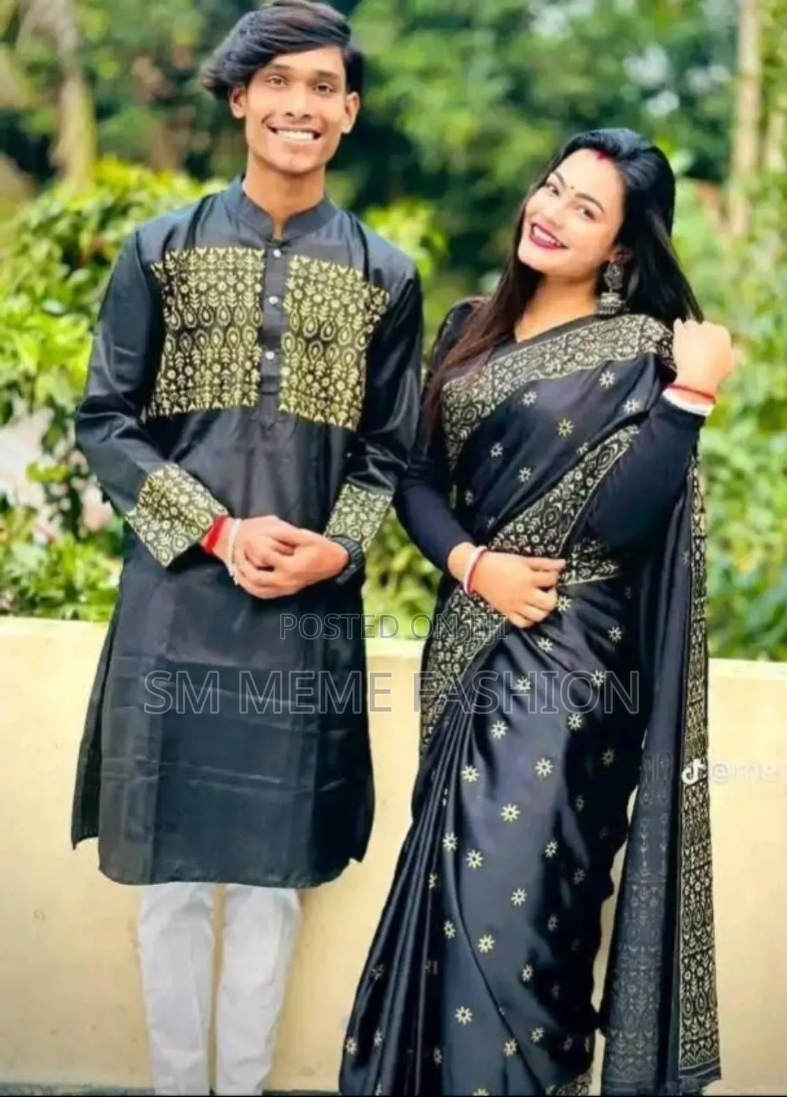 Sharee Panjabi Couple Dress