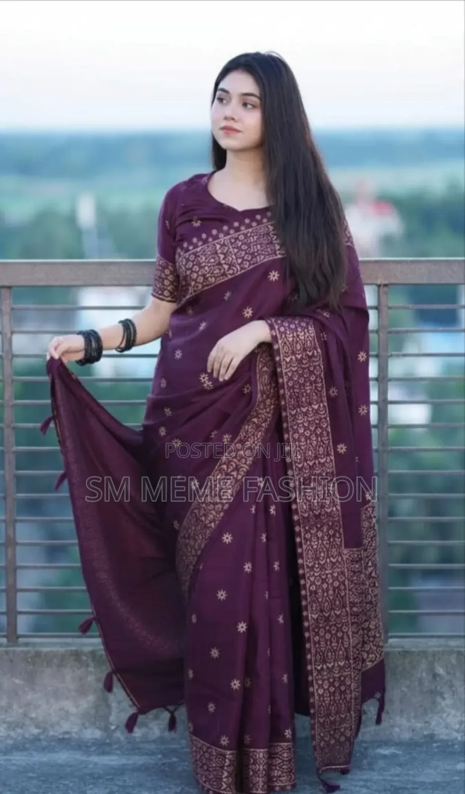 Japanese Silk Sharee With Blouse Piece