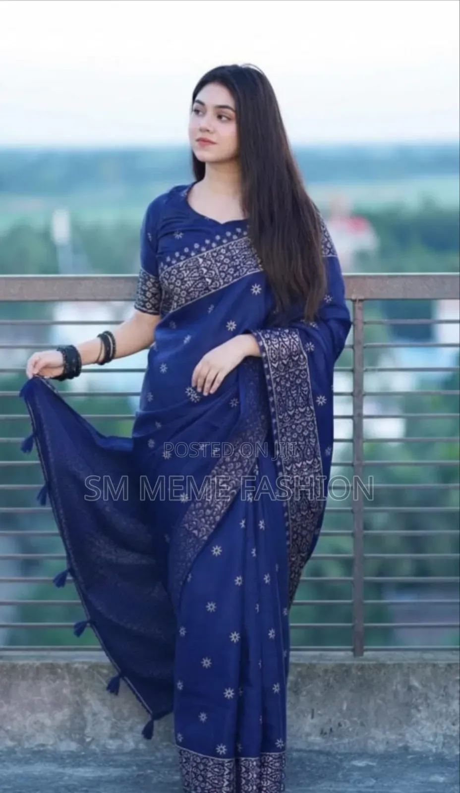 Japanese Silk Sharee With Blouse Piece