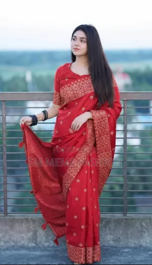 Japanese Silk Sharee With Blouse Piece