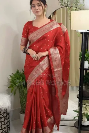 Japanese Silk Sharee With Blouse Piece