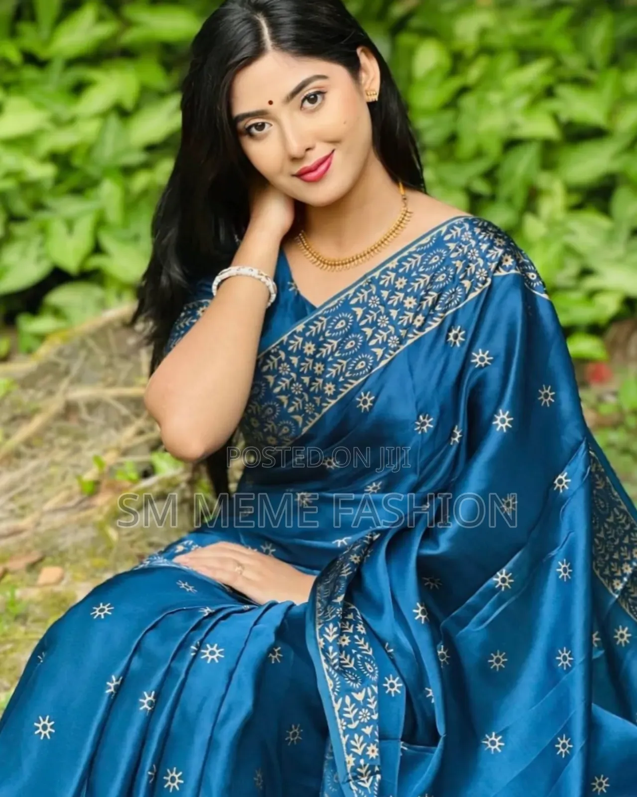 Japanese Silk Sharee With Blouse Piece