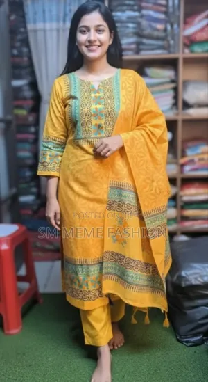 Block Print Three Piece