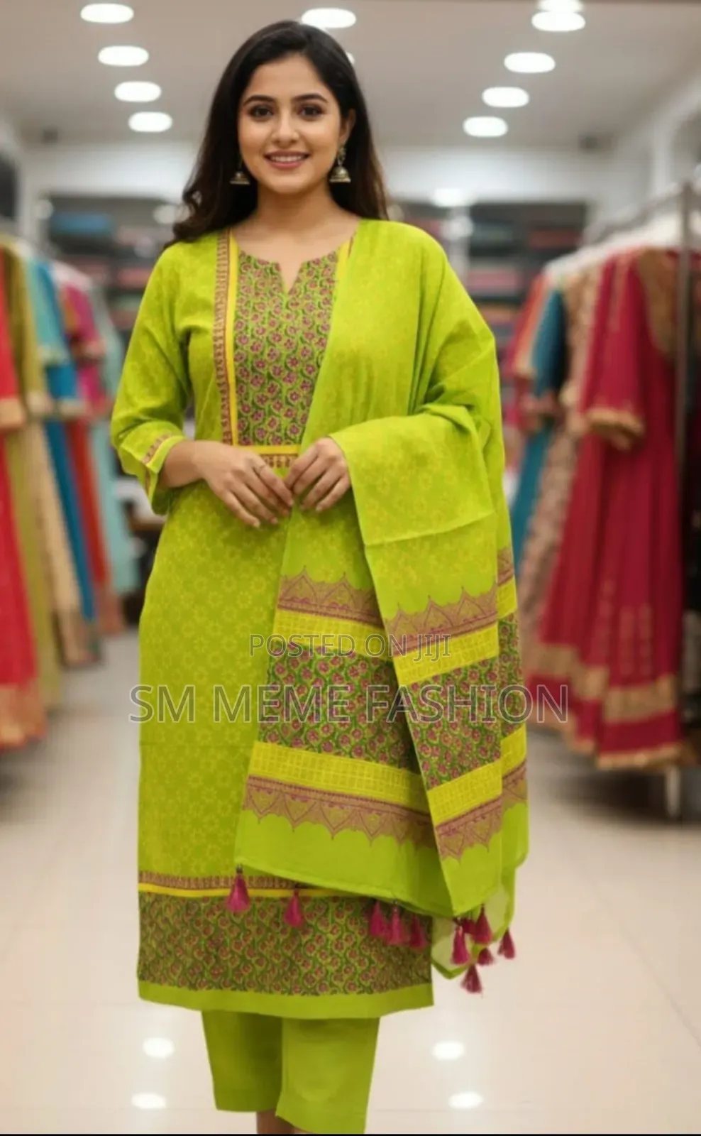 Block Print Three Piece
